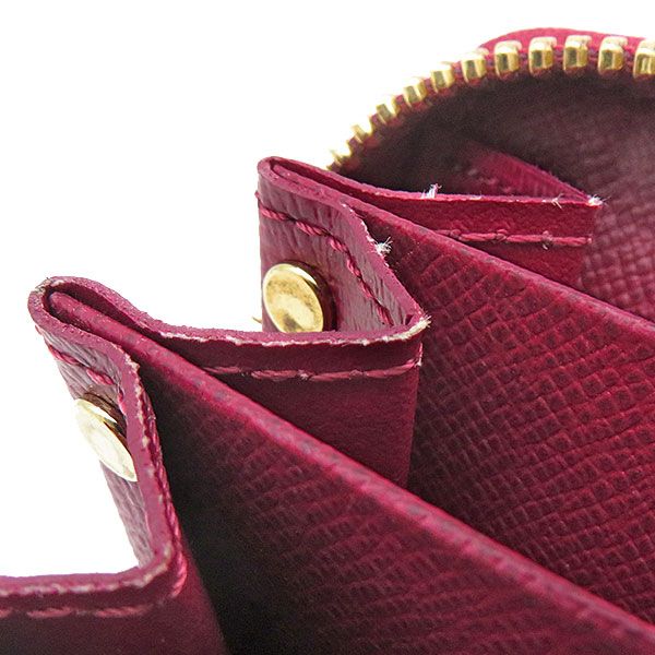 Louis Vuitton Card Case Multicult Monogram Canvas Fuchsia Gold Brown Business