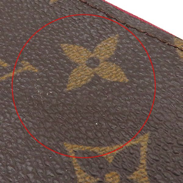 Louis Vuitton Card Case Multicult Monogram Canvas Fuchsia Gold Brown Business