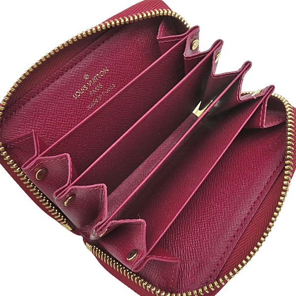 Louis Vuitton Card Case Multicult Monogram Canvas Fuchsia Gold Brown Business