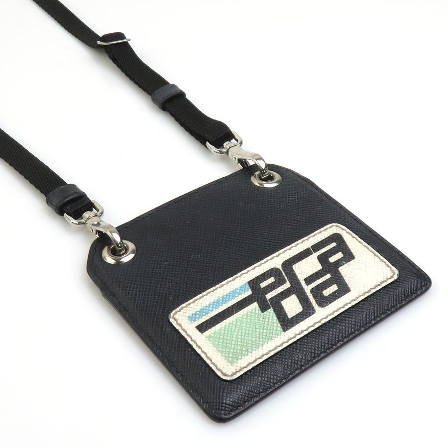 Prada Card Case Holder Neck Strap