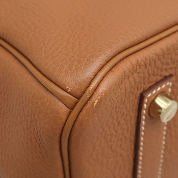 Hermes Handbag Birkin 35 Togo Gold Brown — view 5