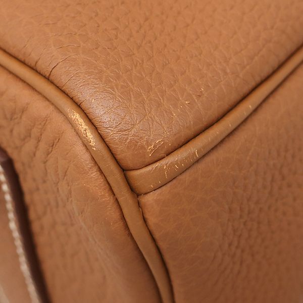 Hermes Handbag Birkin 35 Togo Gold Brown — view 4
