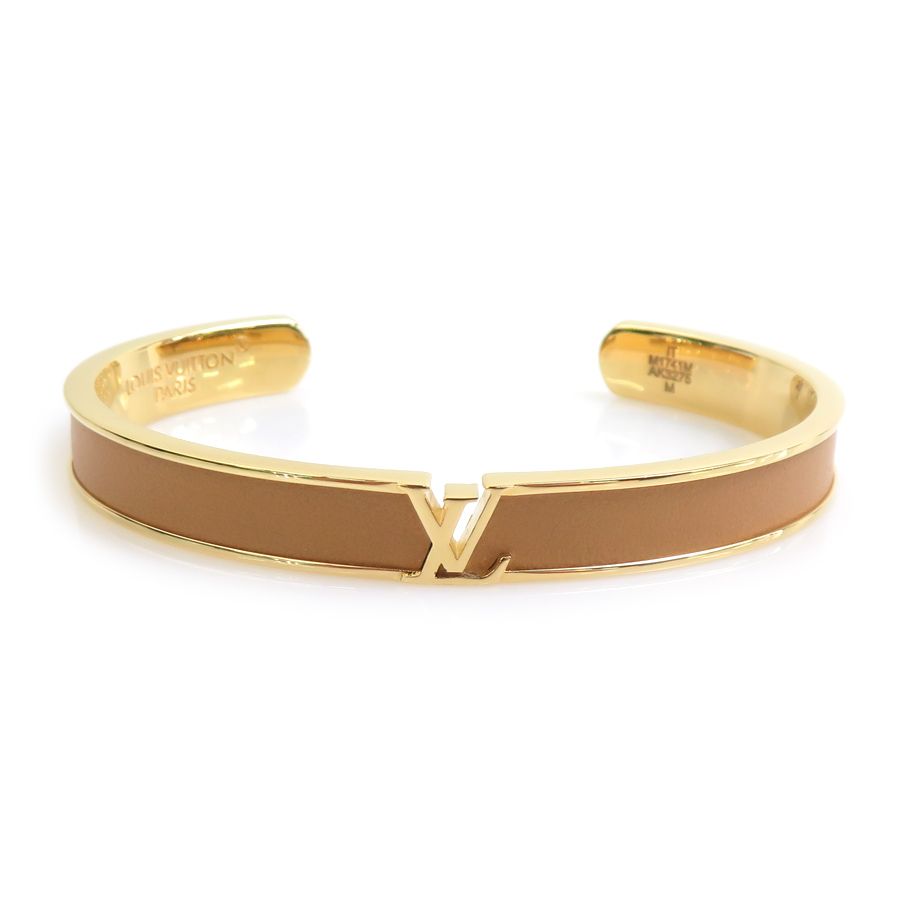 Louis Vuitton Bracelet Bangle LV Initial