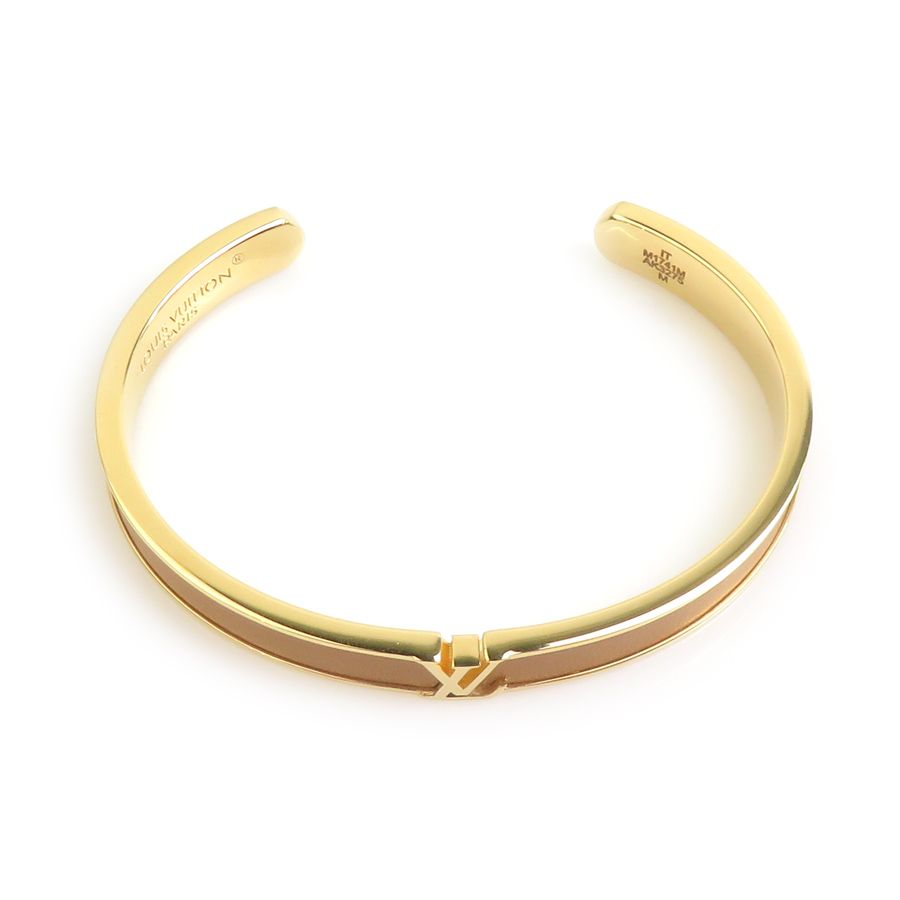 Louis Vuitton Bracelet Bangle LV Initial