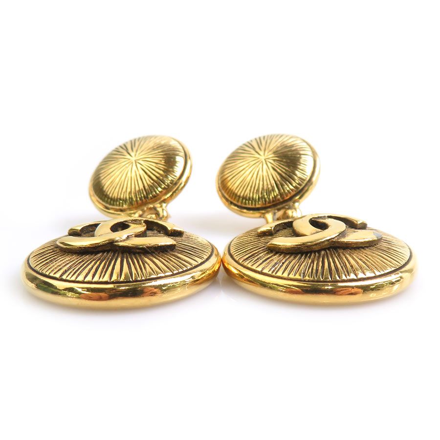 Chanel Earrings CC Logo