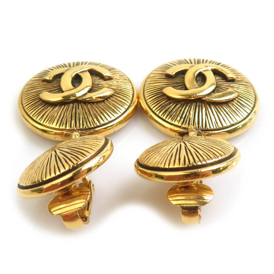 Chanel Earrings CC Logo