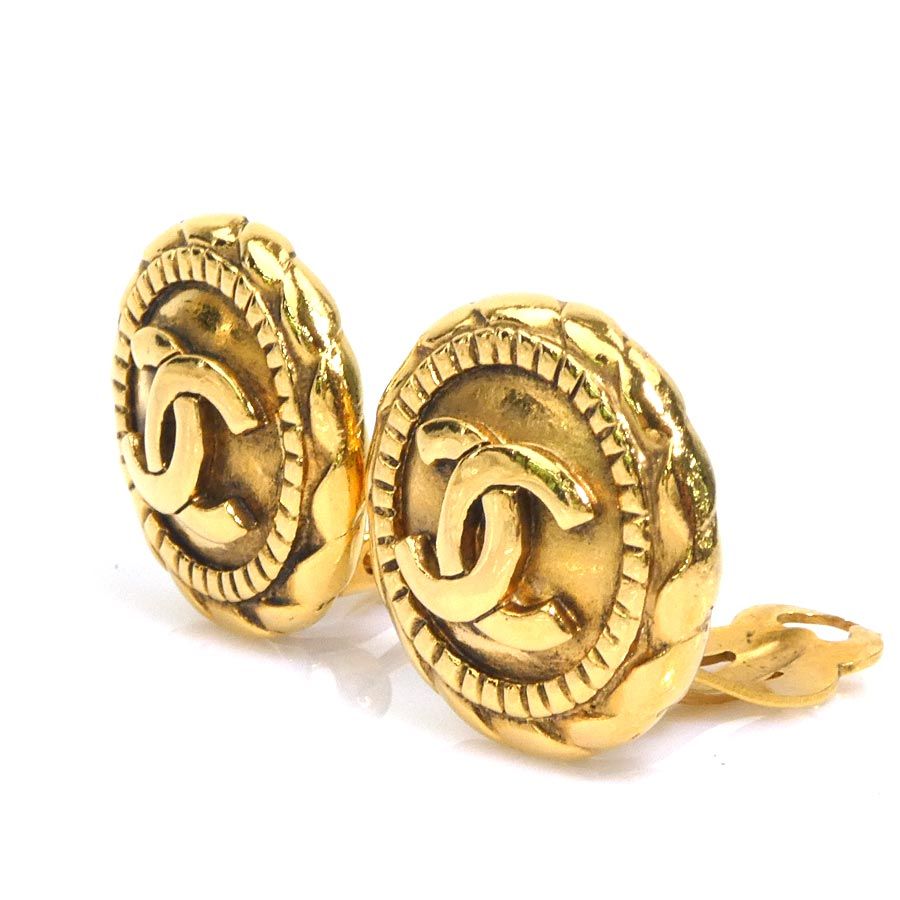 Chanel Earrings CC Logo