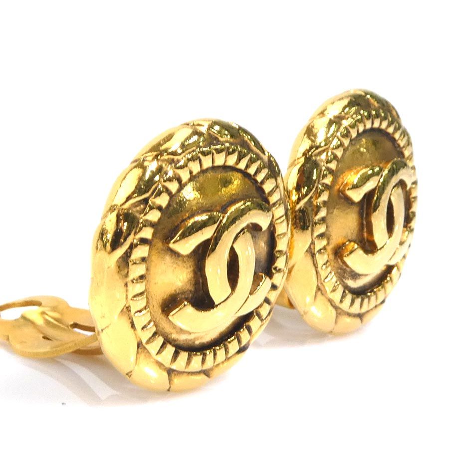 Chanel Earrings CC Logo