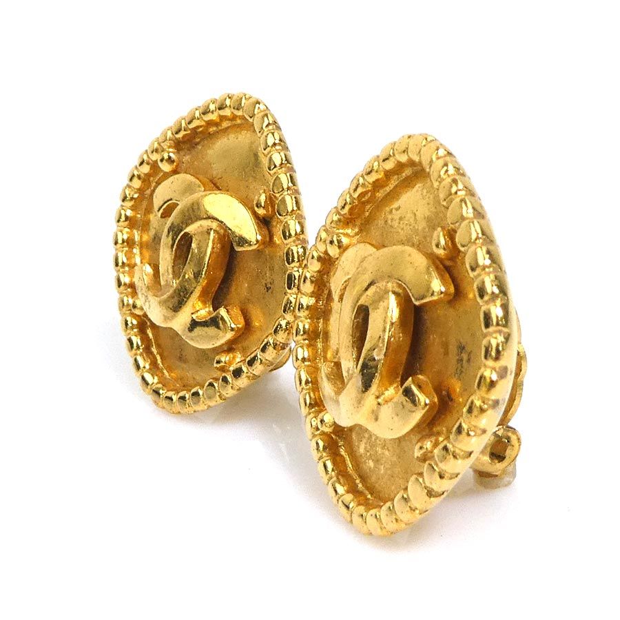 Chanel Earrings CC Logo
