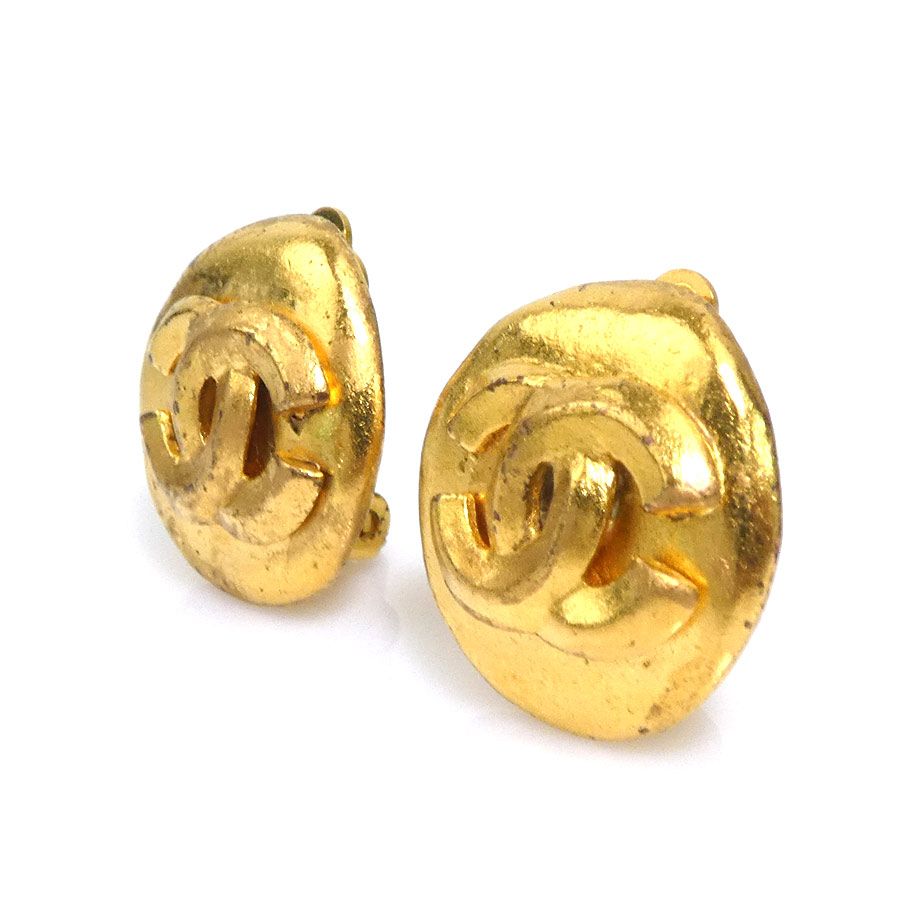 Chanel Earrings CC Logo