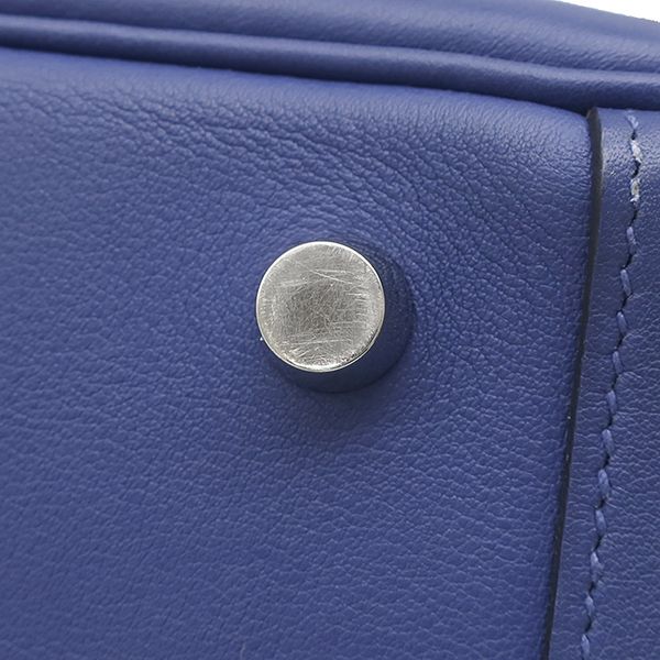 Hermes 2-Way Bag Lindy 26 Tresage Veau Swift Blue Brighton Capucines Saffiano
