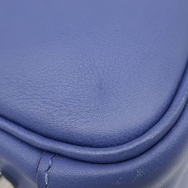 Hermes 2-Way Bag Lindy 26 Tresage Veau Swift Blue Brighton Capucines Saffiano