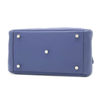 Hermes 2-Way Bag Lindy 26 Tresage Veau Swift Blue Brighton Capucines Saffiano