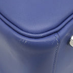 Hermes 2-Way Bag Lindy 26 Tresage Veau Swift Blue Brighton Capucines Saffiano