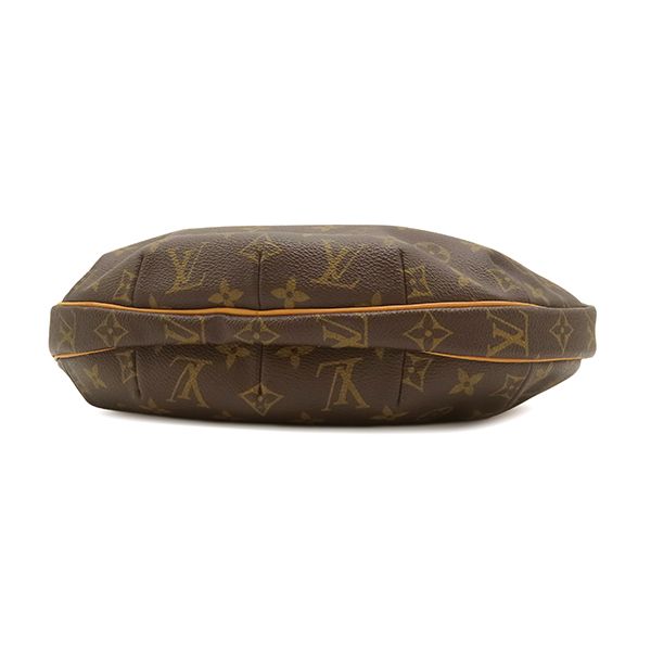 Louis Vuitton Shoulder Bag Croissant MM Monogram Canvas Gold Brown