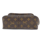 Louis Vuitton Shoulder Bag Passy Monogram Canvas Leather Gold Brown Bordeaux