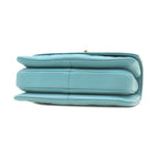 Chanel Shoulder Bag Trendy CC Mini Top Handle Lambskin Light Blue Gold Light CC