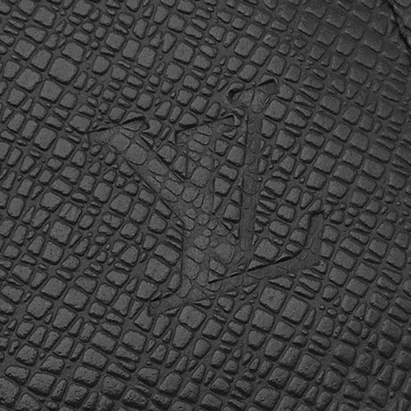 Louis Vuitton Wallet Portefeuille Brazza Taiga Black Silver Bifold