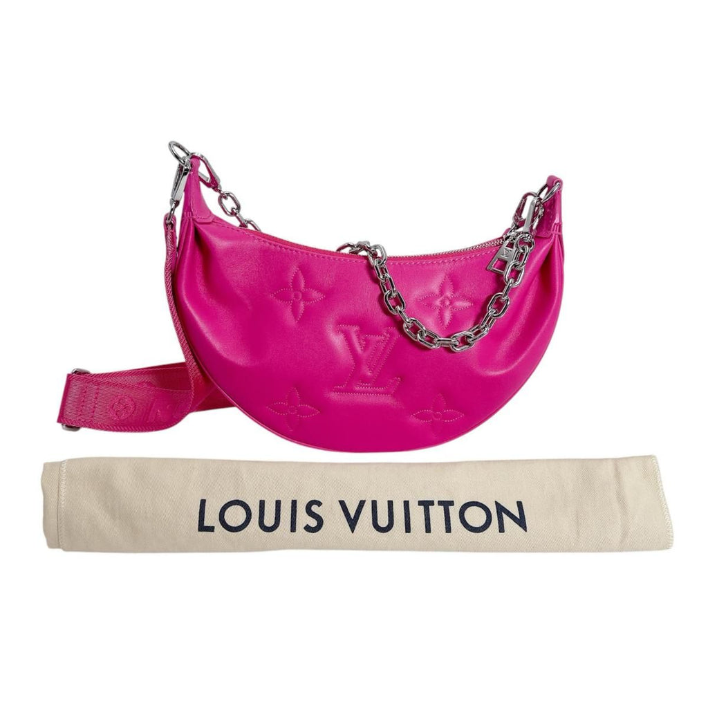 Louis Vuitton Oversome 2-Way Bubble Gram Shoulder Bag Pink