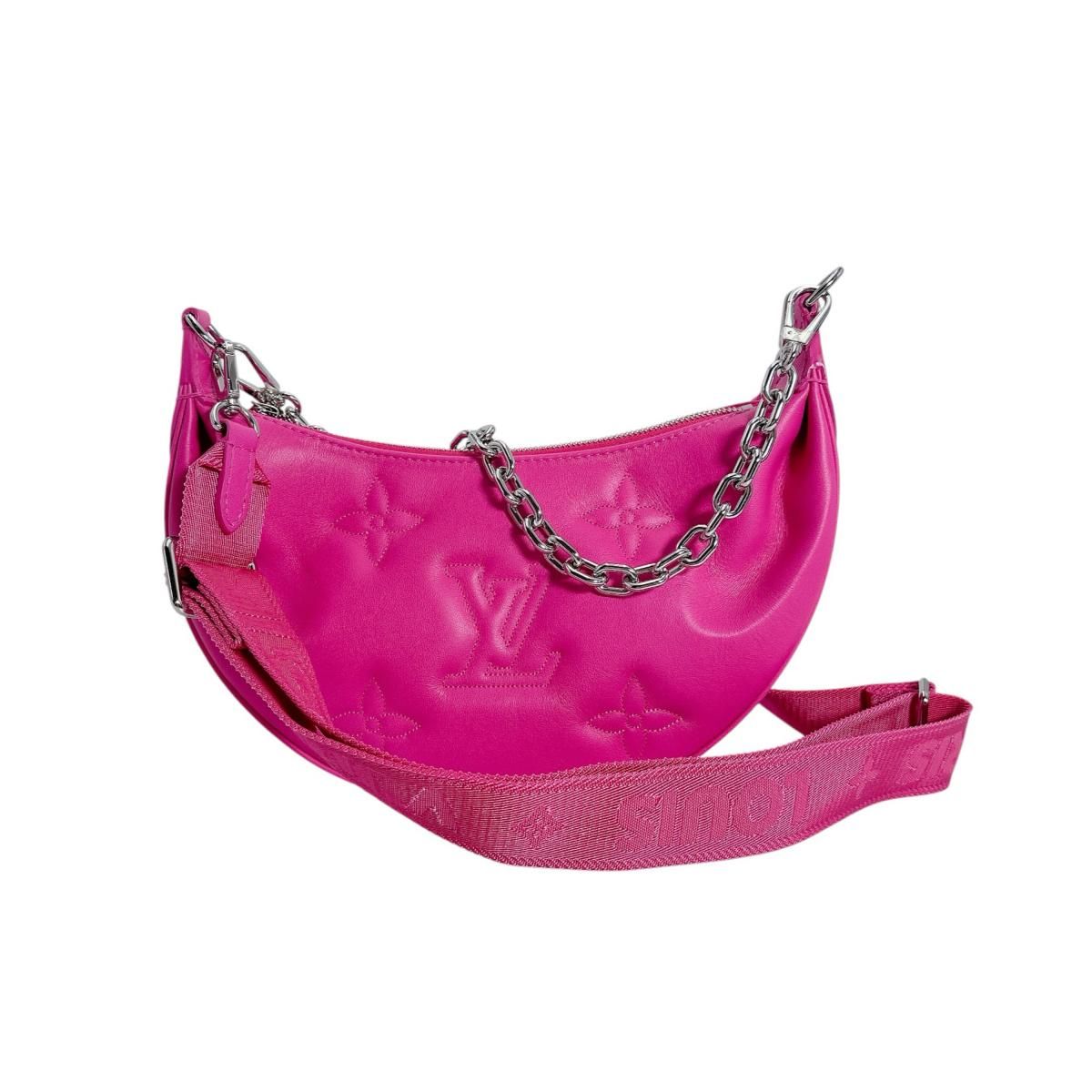 Louis Vuitton Oversome 2-Way Bubble Gram Shoulder Bag Pink