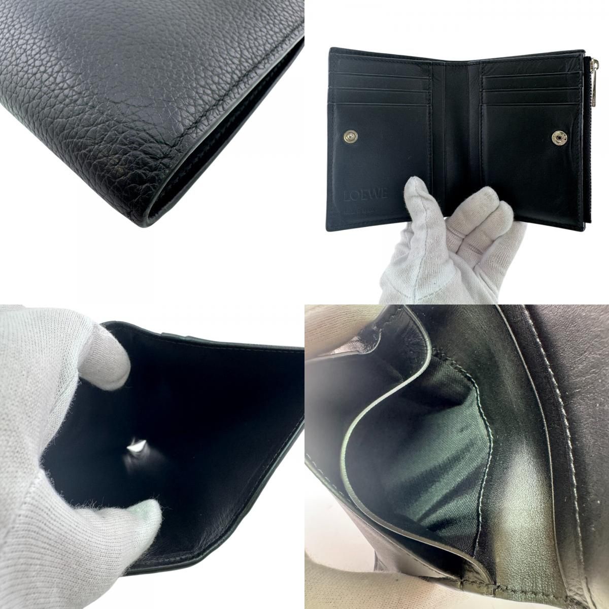 Loewe Compact Wallet Slim Anagram Bifold