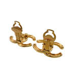 Chanel CC Logo Earrings