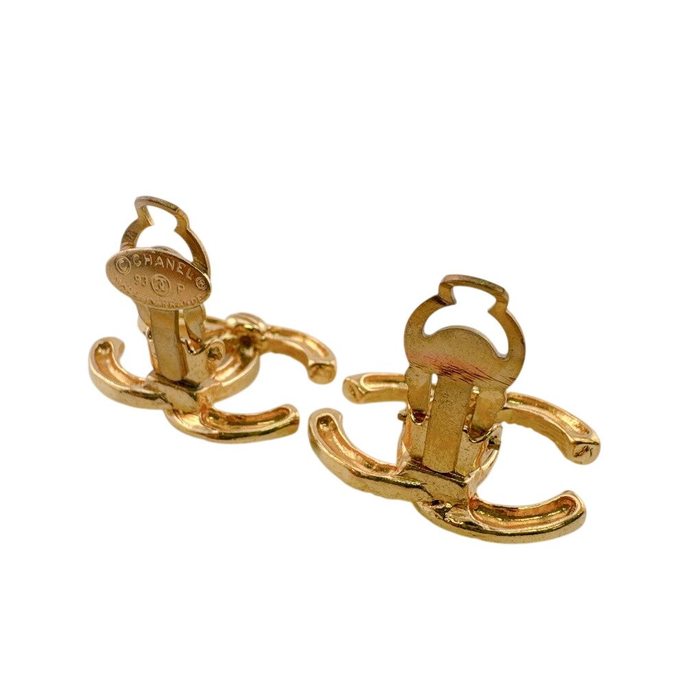 Chanel CC Logo Earrings