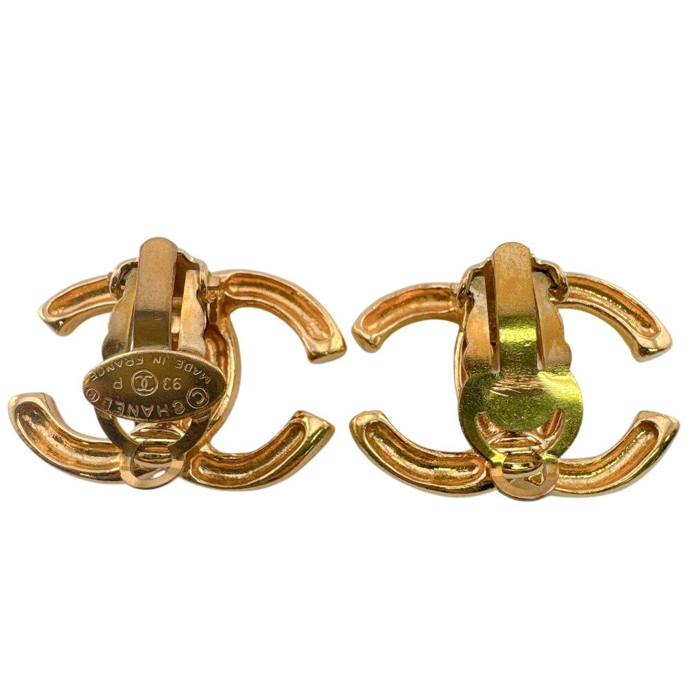 Chanel CC Logo Earrings