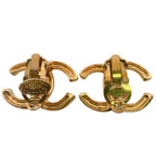 Chanel CC Logo Earrings