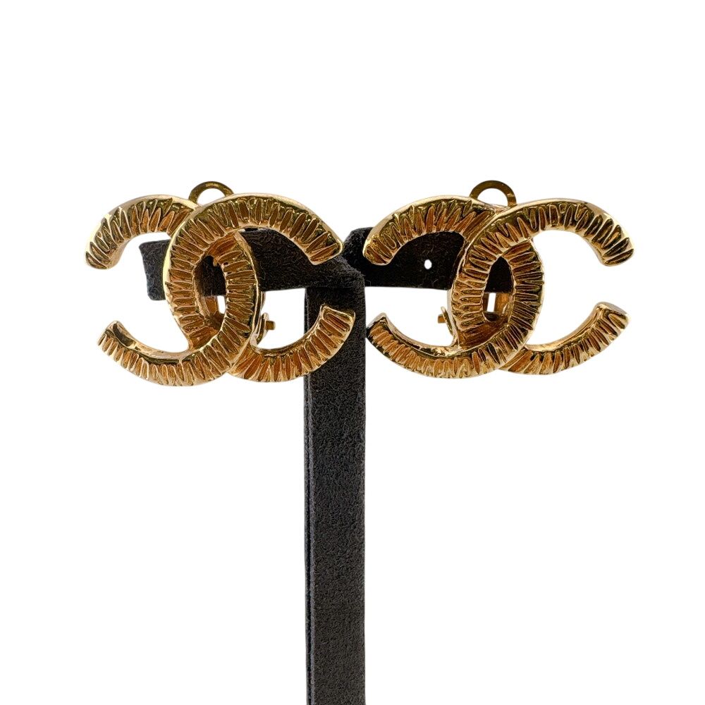Chanel CC Logo Earrings