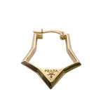 Prada Hoop Earrings Gold