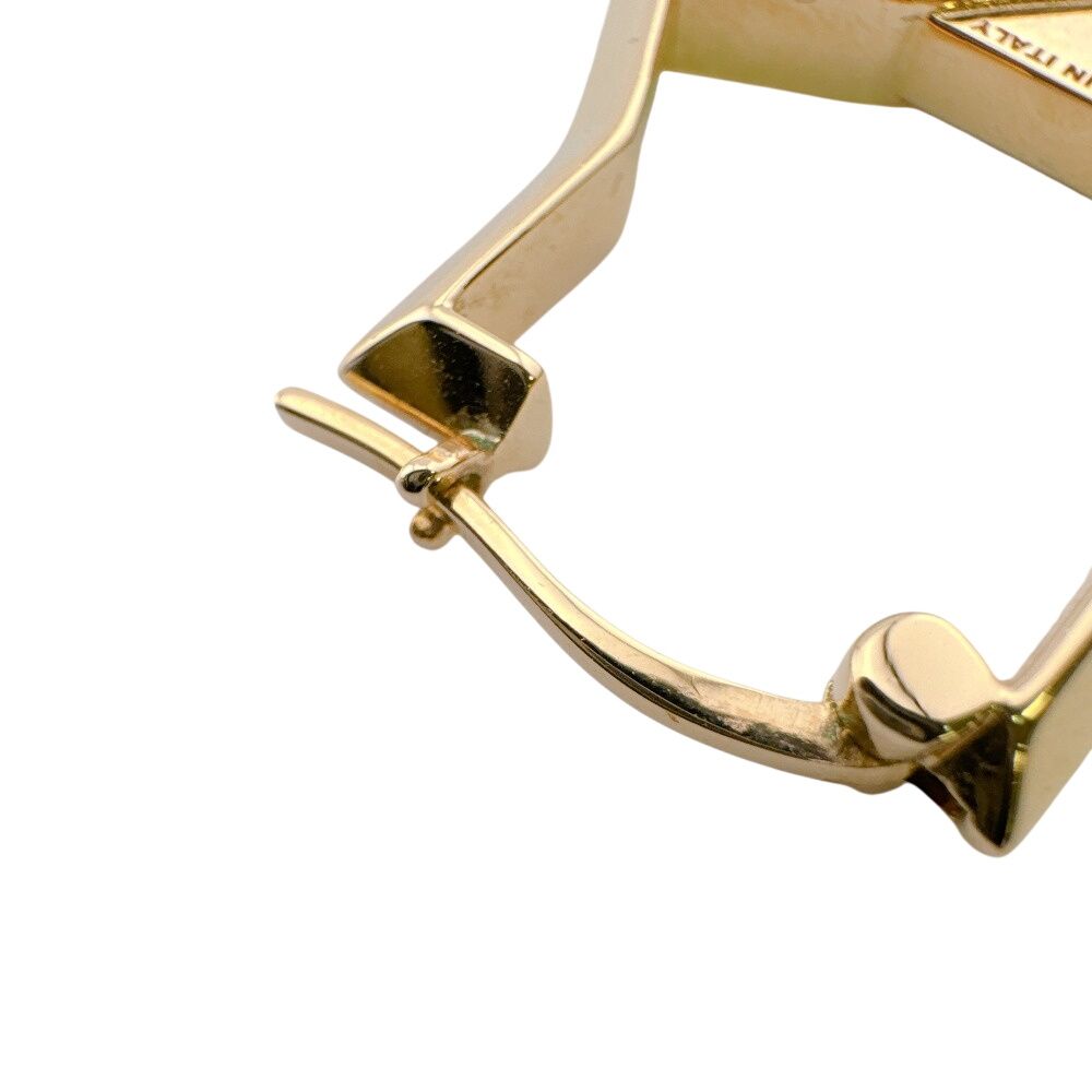 Prada Hoop Earrings Gold