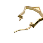 Prada Hoop Earrings Gold