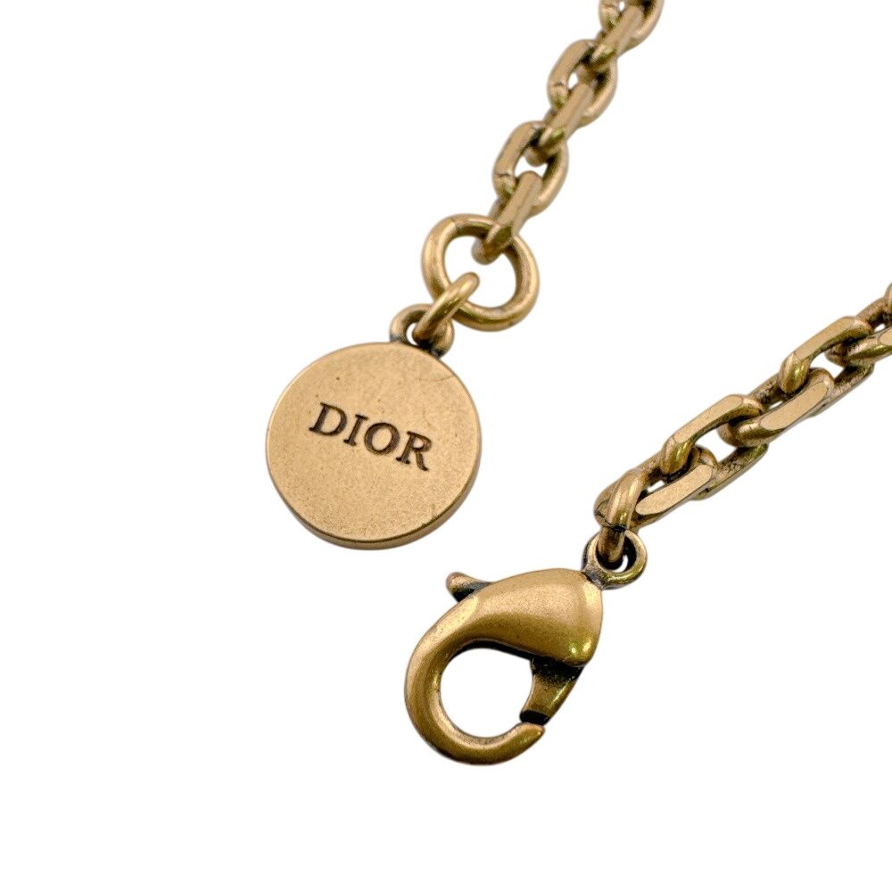 Dior Rhinestone Pearl Necklace