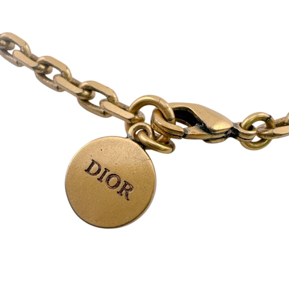 Dior Rhinestone Pearl Necklace