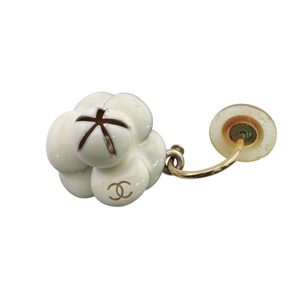 Chanel Camellia Flower Spring Collection Vintage One Side Only Earrings