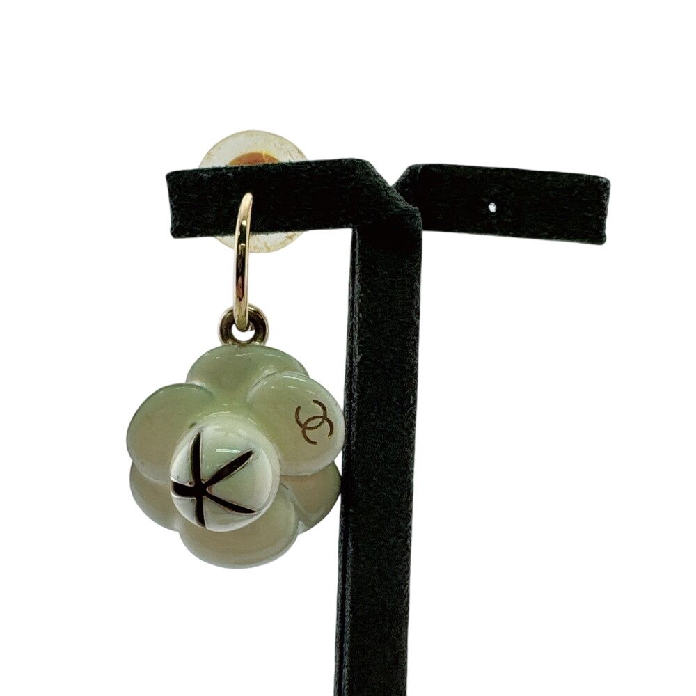 Chanel Camellia Flower Spring Collection Vintage One Side Only Earrings