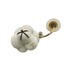 Chanel Camellia Flower Spring Collection Vintage One Side Only Earrings