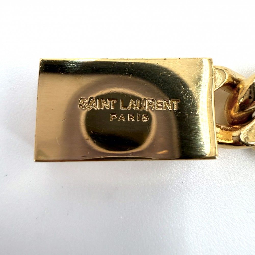 Saint Laurent Paris Bracelet Chain Gold — view 3