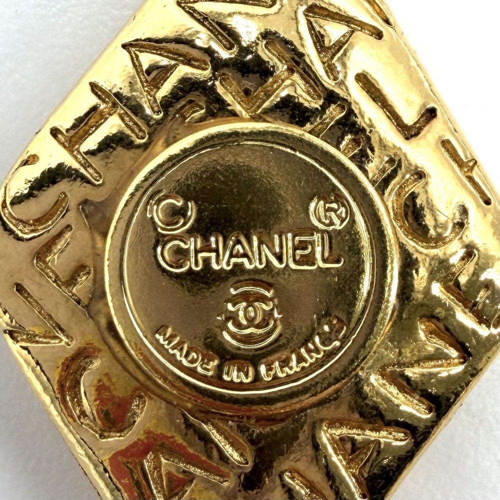 Chanel Necklace CC Logo Mademoiselle Long Gold Plated — view 3