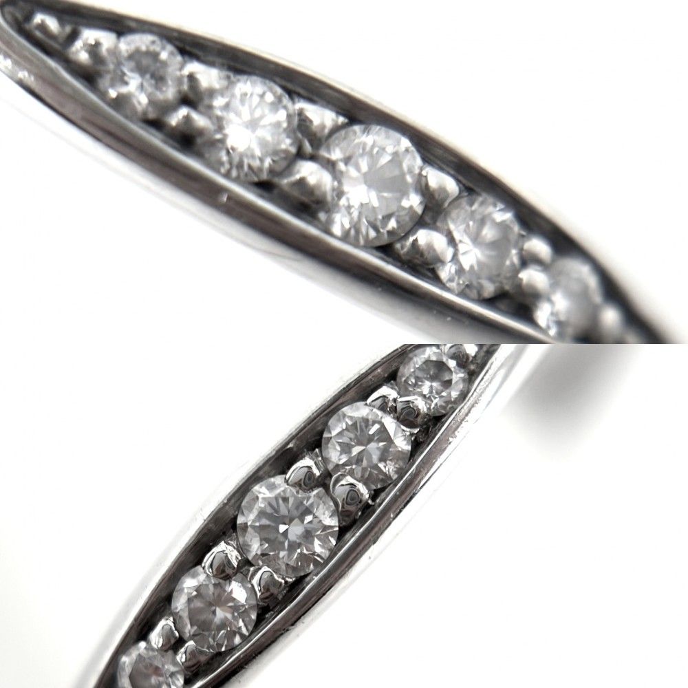 Chanel Ring Camellia Collection Half Eternity 50 Sizes Platinum — view 5