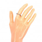 Chanel Ring Camellia Collection Half Eternity 50 Sizes Platinum — view 3