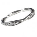 Chanel Ring Camellia Collection Half Eternity 50 Sizes Platinum