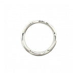 Chanel Ring Camellia Collection Half Eternity 50 Sizes Platinum — view 2