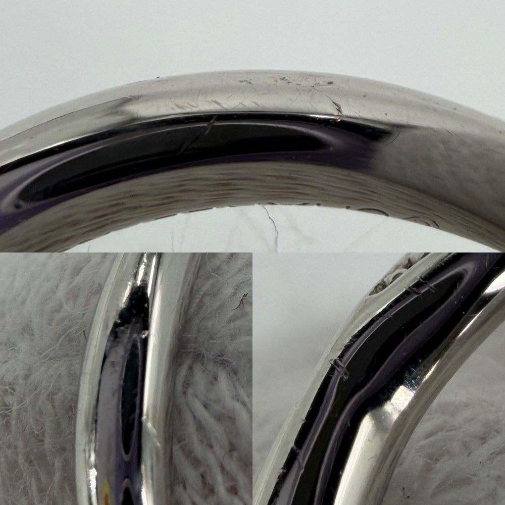 Chanel Ring Camellia Collection Half Eternity 50 Sizes Platinum — view 7