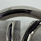 Chanel Ring Camellia Collection Half Eternity 50 Sizes Platinum — view 7