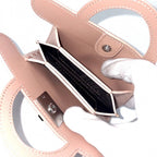 Fendi Card Case Peekaboo Selleria Set Era Leather Pink Silver — view 4