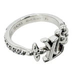 Louis Vuitton Ring Monogram Flower LV Iconic XS Silver