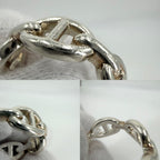 Hermes Ring Chaine D'Ancre Enchainee Small Items 54 925 Sterling Silver — view 5