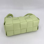 Bottega Veneta Small Brick Cassette Maxi Intrecciato Shoulder Bag Leather Light — view 3